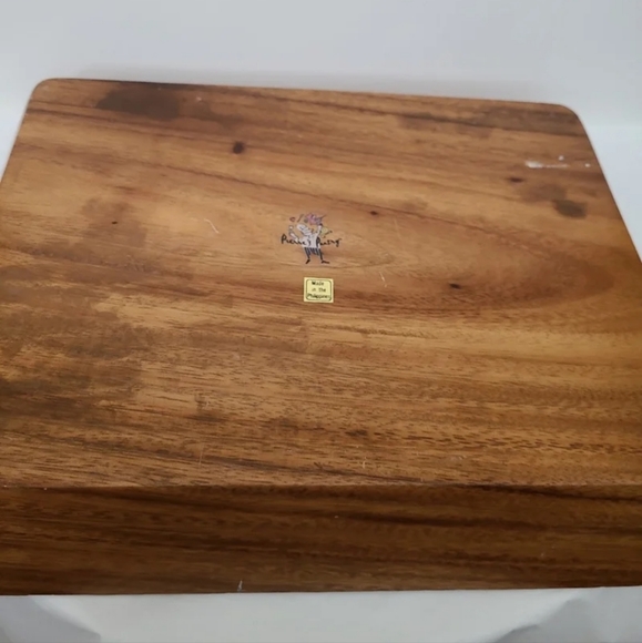 Solid Mango Wood Carved Tray - Picture 2 of 6